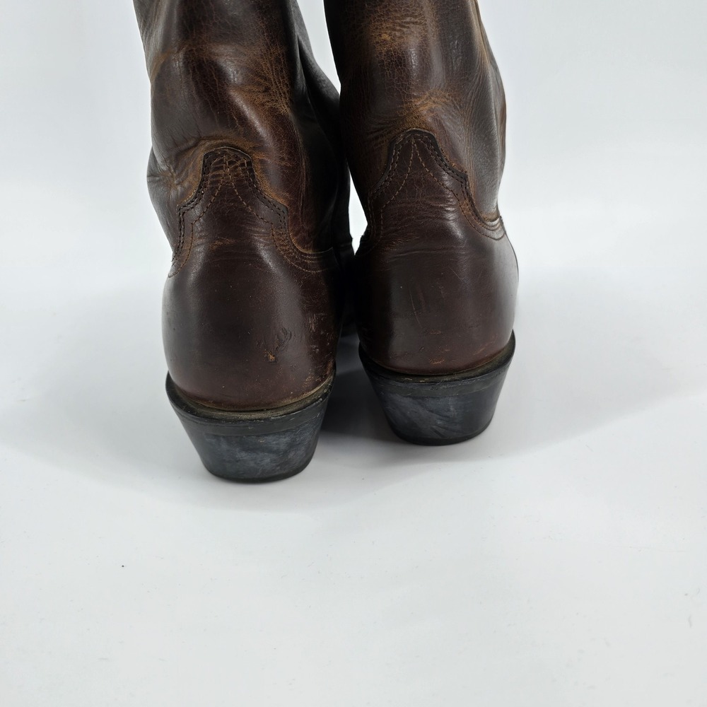 Ariat Men's Heritage Roper Western Boots Distressed Brown Size 8.5 D - Picture 7 of 11